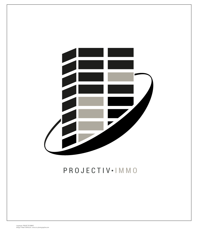 nael cavaglia - Projectiv.immo- logotype illustration, graphisme